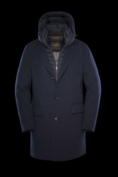 Forbedre til eksil modnes MITCHEL-MRW in NAVY: Luxury Italian Coats | MooRER®
