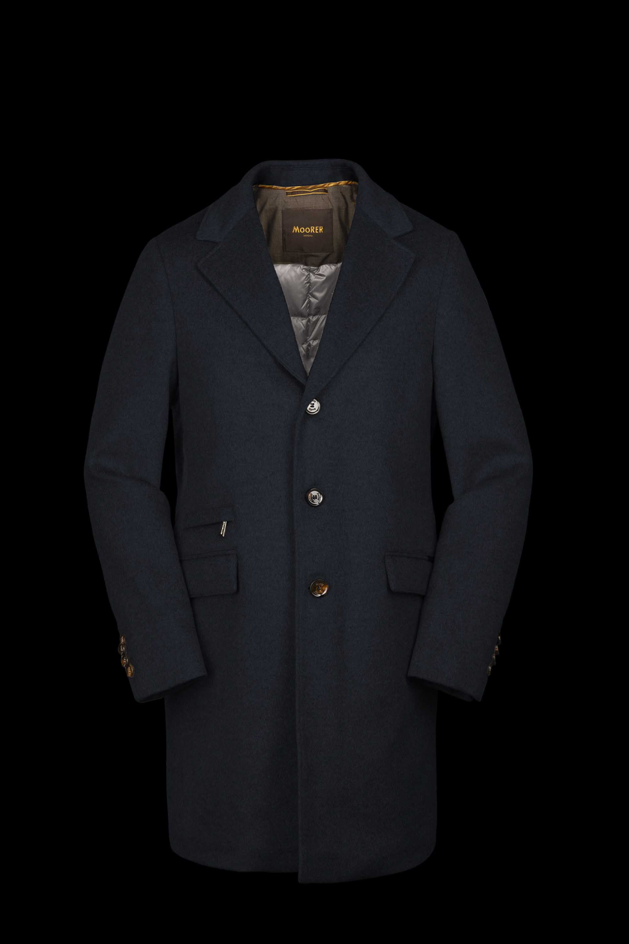 HARRIS-LE in NAVY: Luxury Italian Coats | MooRER®