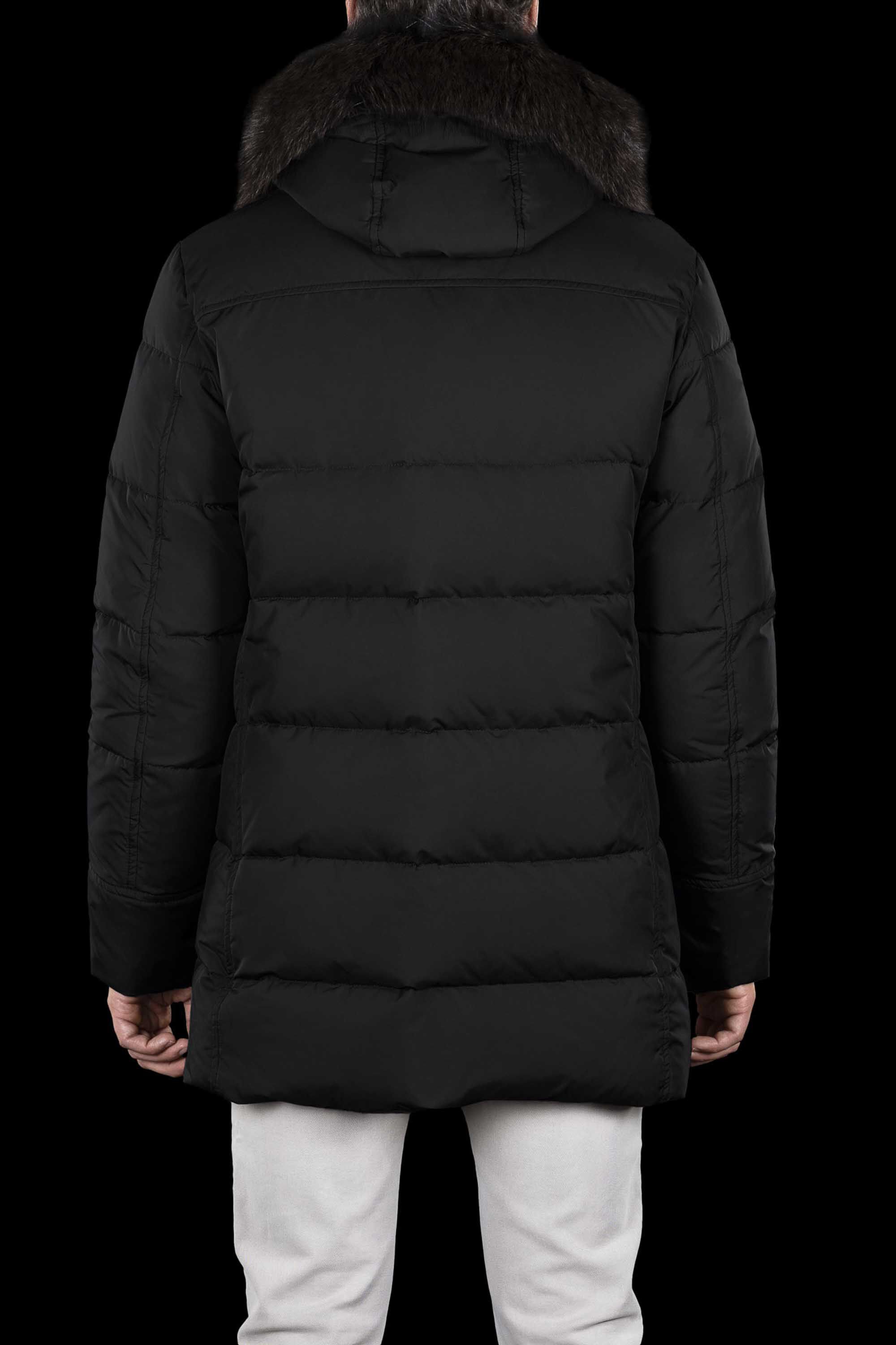 BARBIERI-WK in BLACK: Luxury Italian Parka for Men | MooRER®